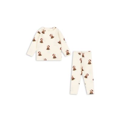 Basic Blouse/Pants Set - Teddy Bear