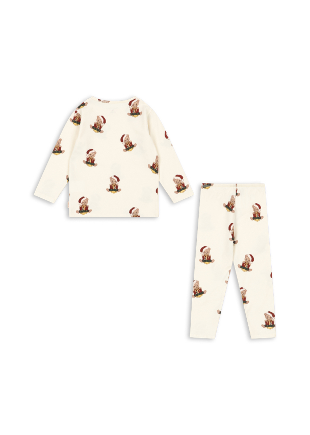 Basic Blouse/Pants Set - Teddy Bear - Image 2