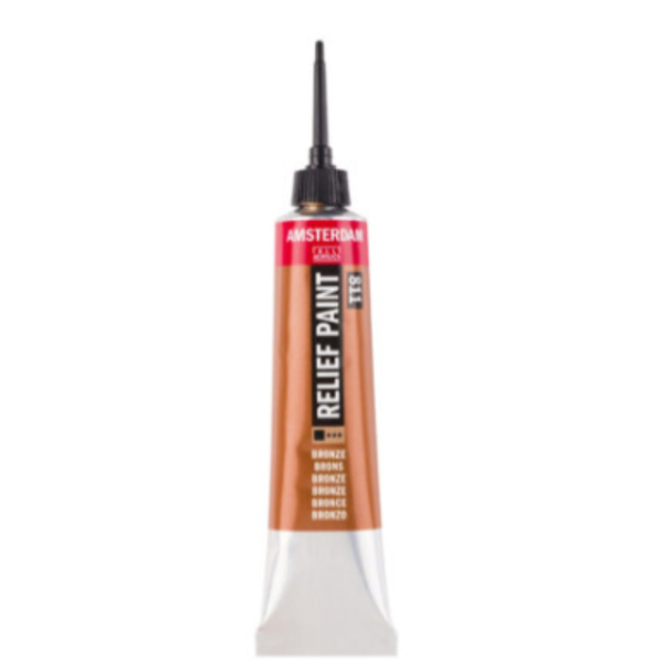 Amsterdam Relief Paint 20ml - 811 Bronze