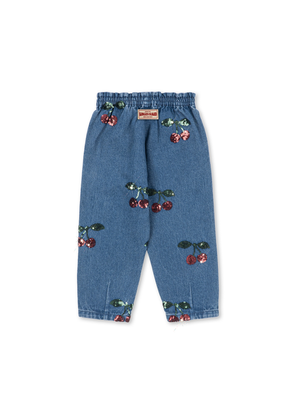 Magot Sequin Frill Pants - Cherry Sequin - Image 2