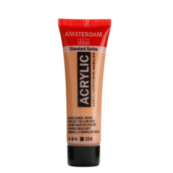 Amsterdam Standard Akryl 20ml - 224 Naples Yellow Red