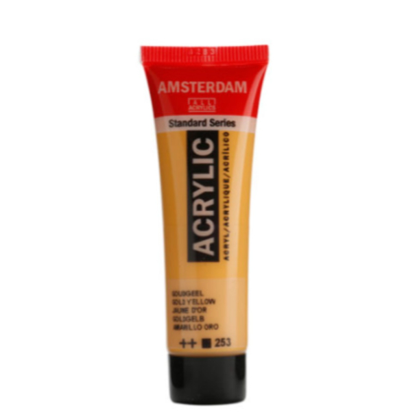 Amsterdam Standard Akryl 20ml - 253 Gold Yellow