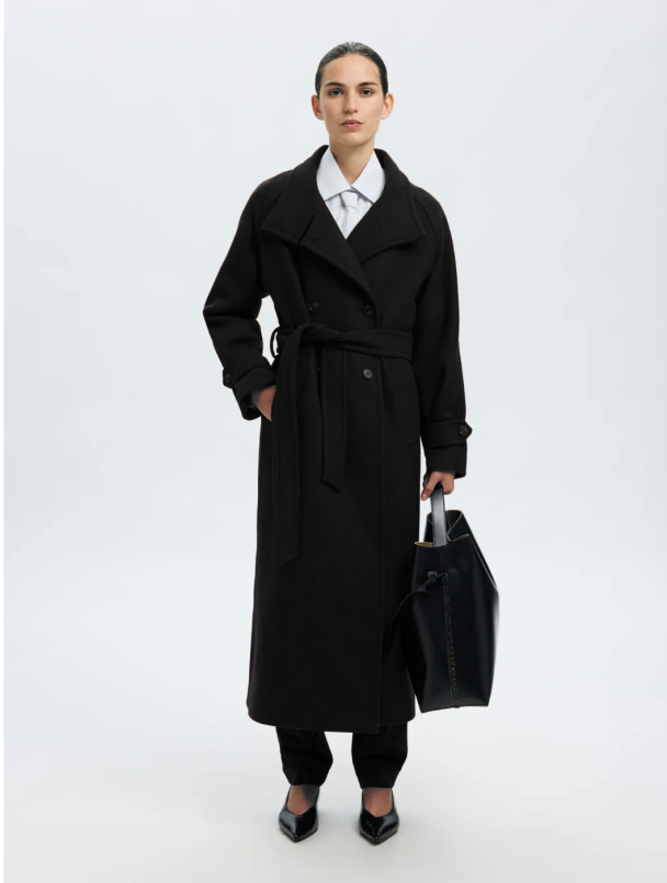 Madeline Manteco Coat - Black - Image 3