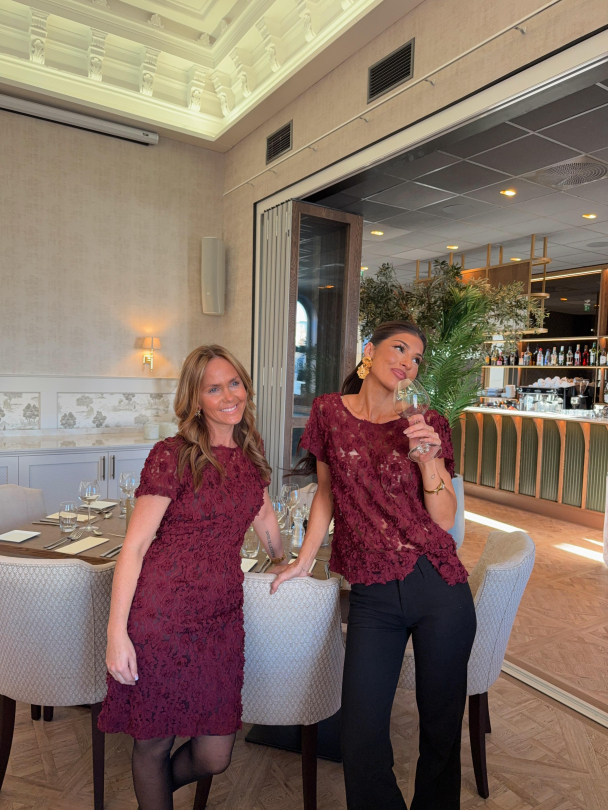 Sierra Dress - Burgundy  - Image 3