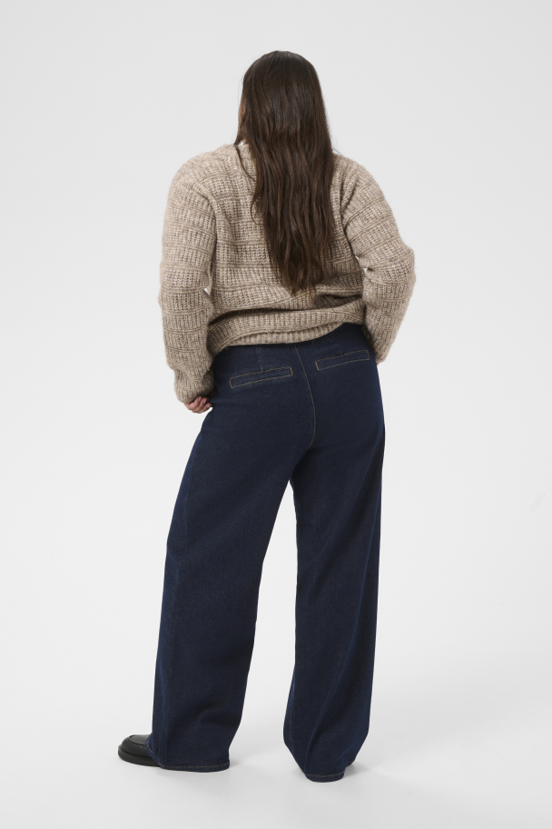Kaffe Curve Hailey jeans med vide ben - Image 9