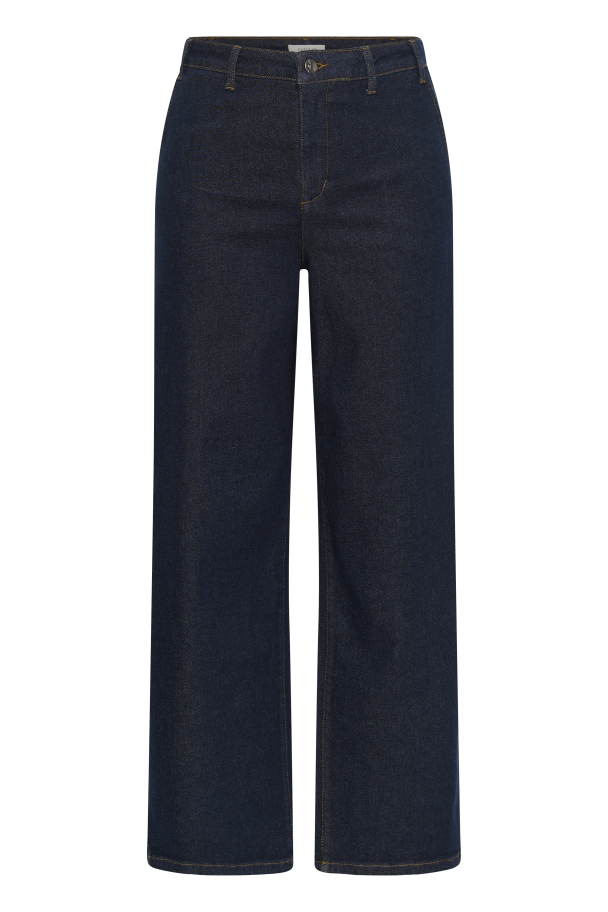 Kaffe Curve Hailey jeans med vide ben - Image 4