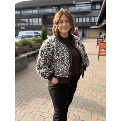 VMINGA LS O-NECK ZIP CARDIGAN LCS