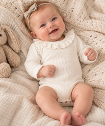 Smilende baby i myke strikktepper.png