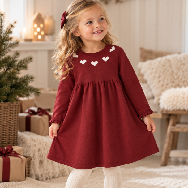 NMFRISSE LS KNIT DRESS - Image 1