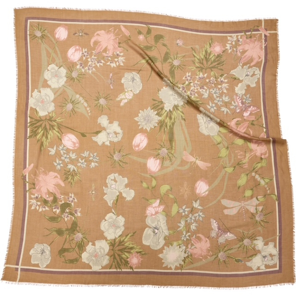 Living Garden Scarf Camel  - Image 3