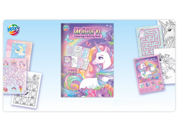 Unicorn farge -og aktivitetsbok - Image 3