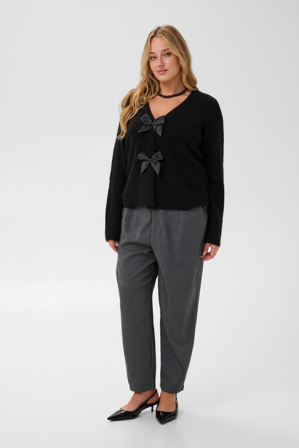 Kaffe Curve Mai cardigan med sløyfer - Image 2