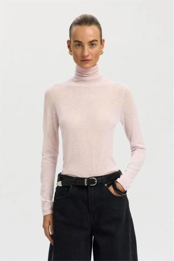 Wendy Wool Knit Roll Neck - Winsome Orchid - Image 1
