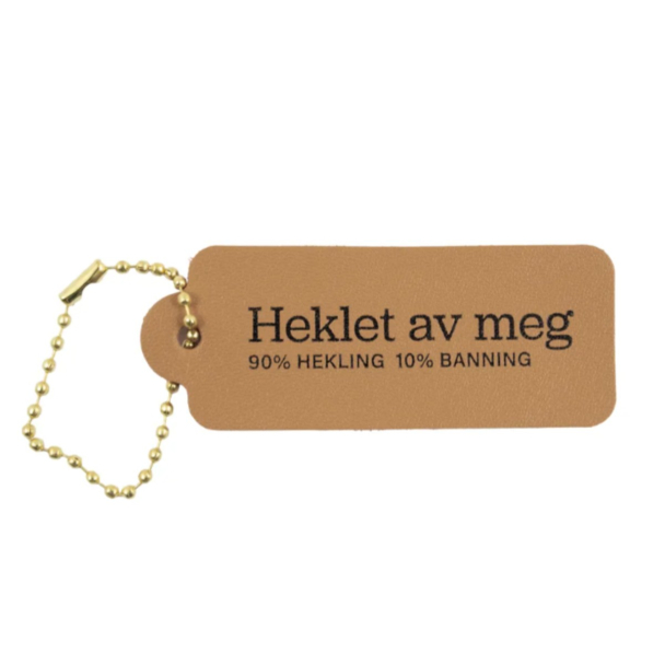Skinnmerke Lysbrun Heklet av meg
