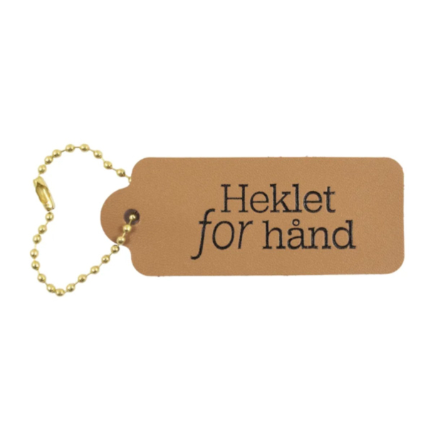 Skinnmerke Lysbrun Heklet for hånd