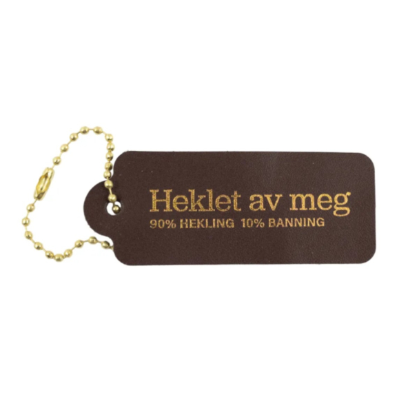 Skinnmerke Brun Heklet av meg