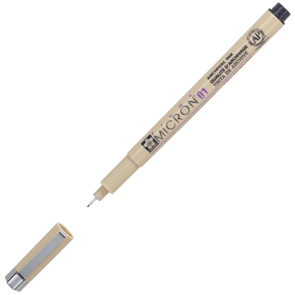 Sakura Pigma Micron 01 – 0,25mm – 49 Sort - Image 1