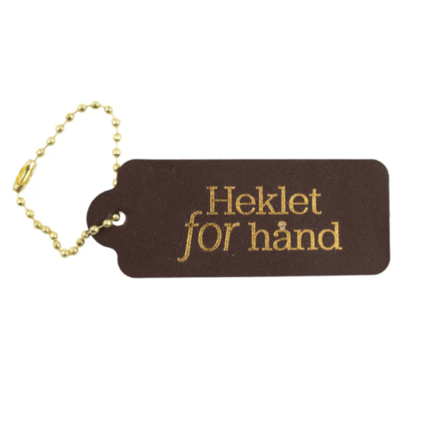 Skinnmerke Brun Heklet for hånd