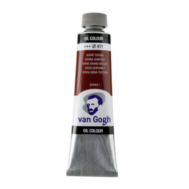 Van Gogh Olje 40ml – 411 Burnt sienna