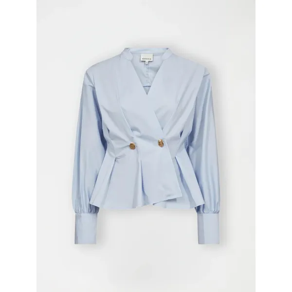 Sole Blouse Light Blue