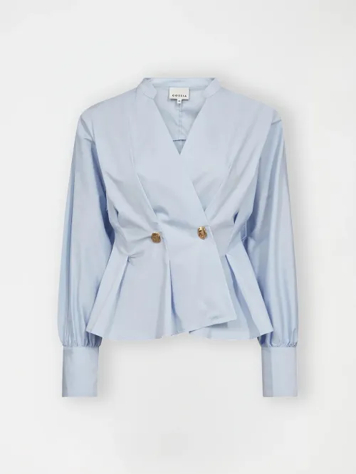 Sole Blouse Light Blue