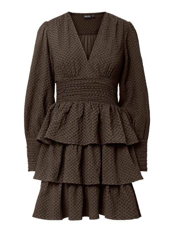PCMONIKA LS SHORT DRESS WVN D2D - Image 2