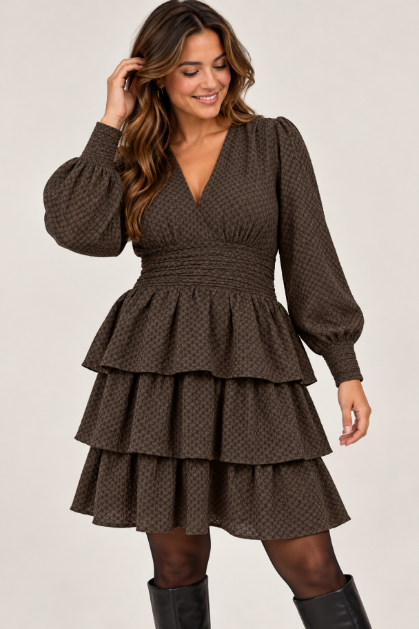 PCMONIKA LS SHORT DRESS WVN D2D - Image 1