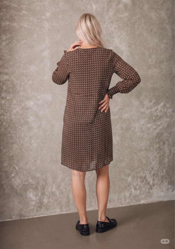  Bitten Pleat Dress - Image 3