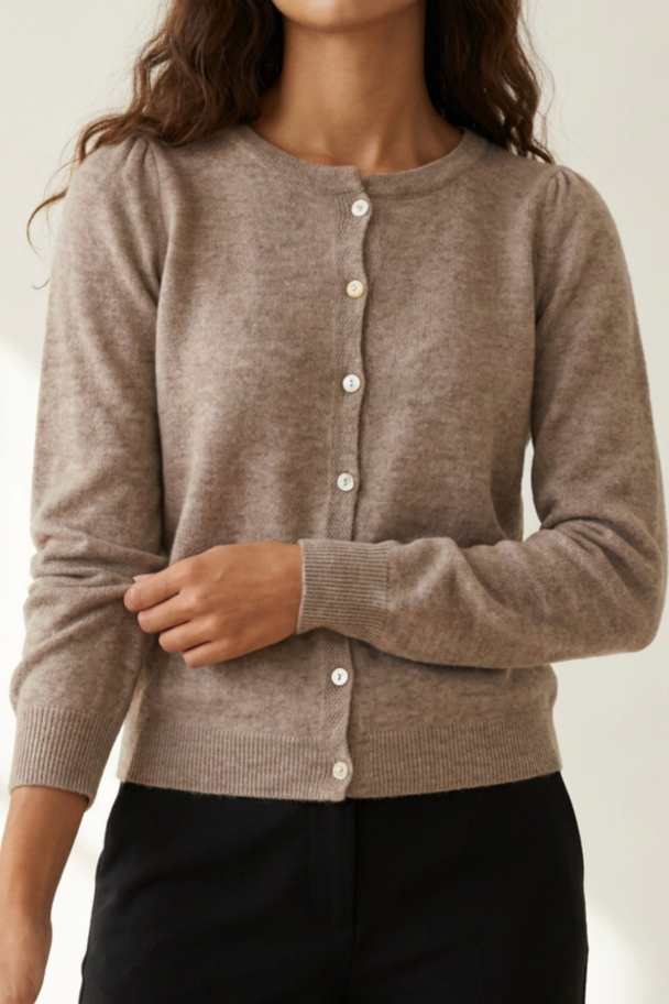 Marc Lauge Norma cardigan i lammeull - Image 1