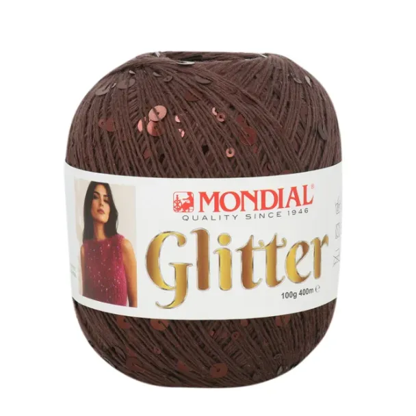 Lane Mondial Glitter brun 232