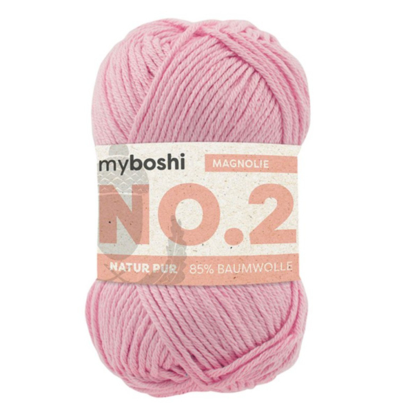 Myboshi Bomullsgarn No.2 50g – 2380 Magnolia