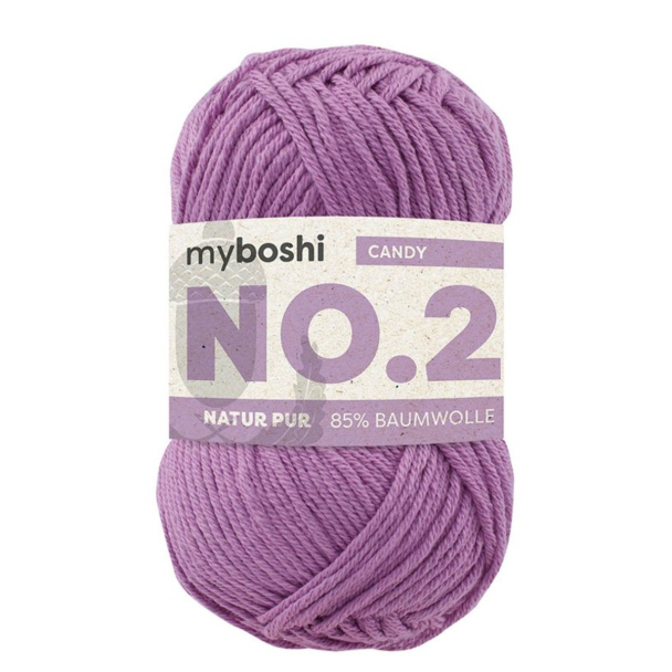 Myboshi Bomullsgarn No.2 50g – 2610 Candy