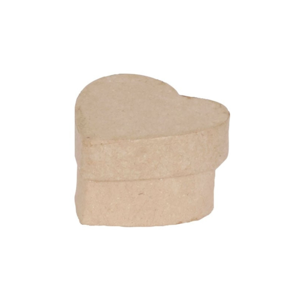 Decopatch Pappmaché – 5x5x3cm – Små esker hjerte