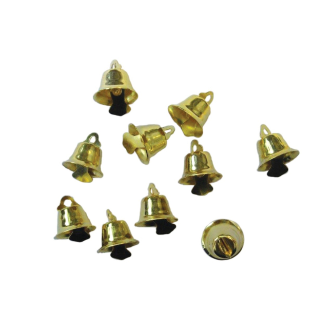 Klokker Gull – 15mm – 10stk
