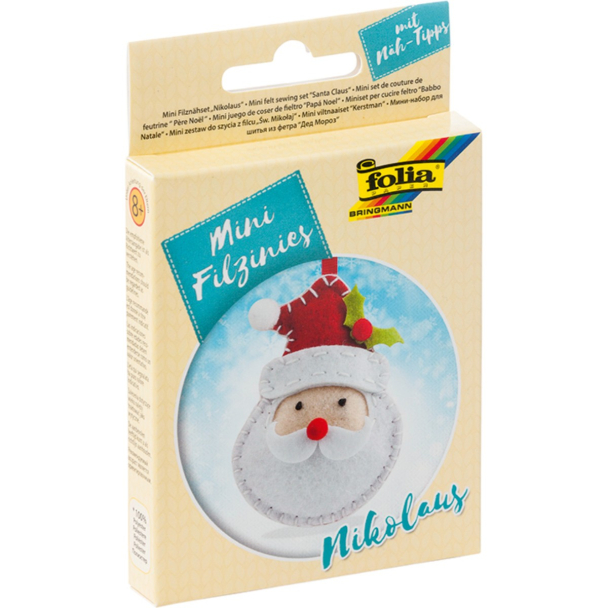 Folia Filtfigur Mini sysett – Julenisse