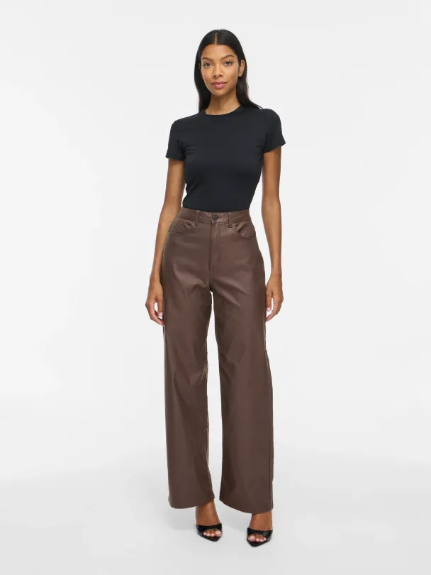 VIFREYA HW COATED WIDE JEANS/2 - Image 3
