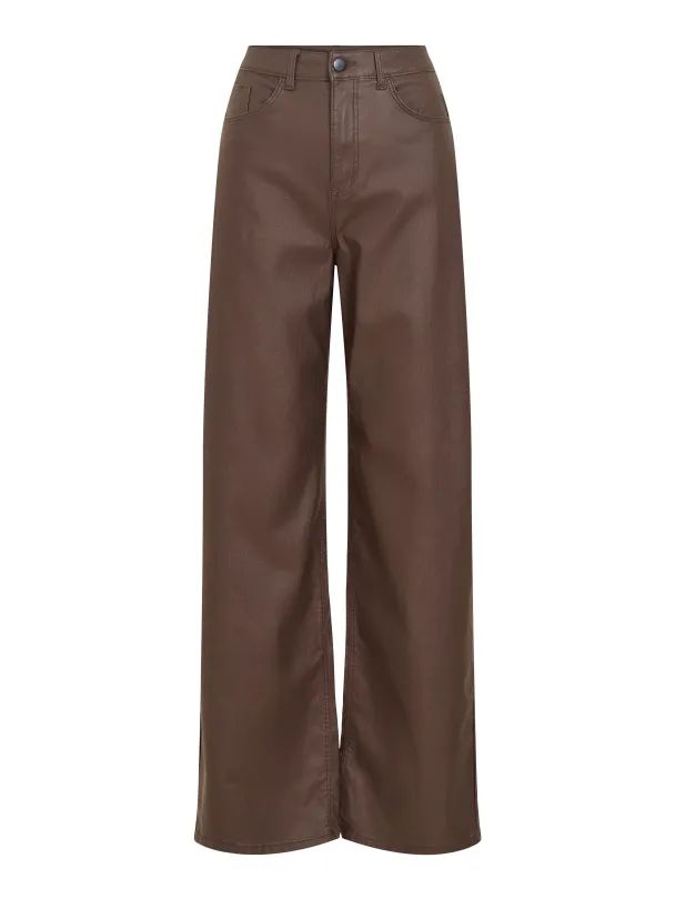 VIFREYA HW COATED WIDE JEANS/2 - Image 2
