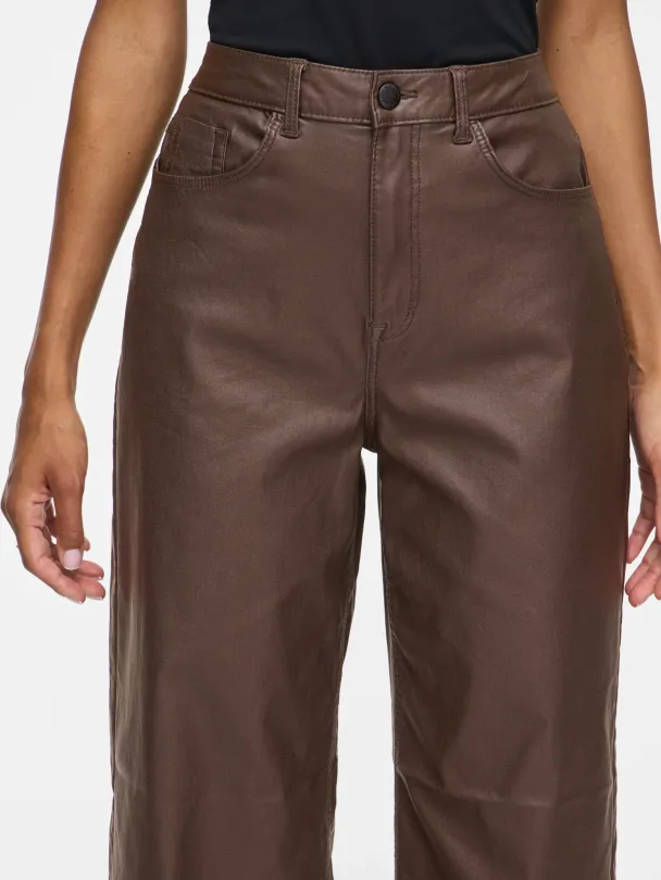 VIFREYA HW COATED WIDE JEANS/2 - Image 4