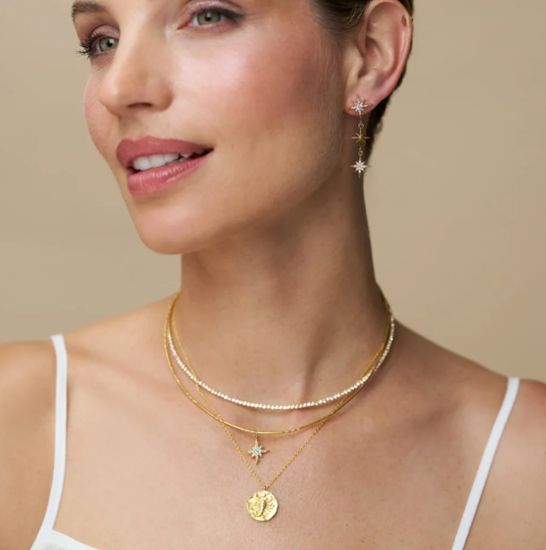 Torque Collar Tennis Necklace - Image 2