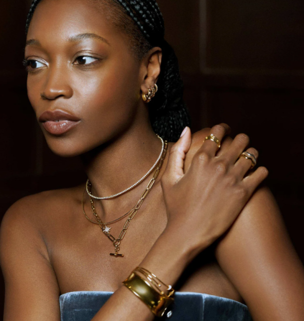 Torque Collar Tennis Necklace - Image 3