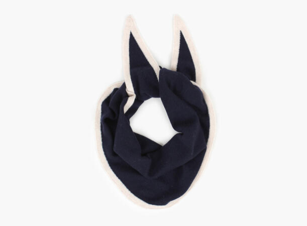 Lara Duo Small Triangel Skjerf - Navy
