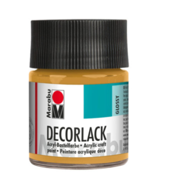 Marabu Decorlack Hobbymaling 50ml – 784 Metallic gull
