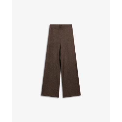 Serge Merino Pants - Brown Melange