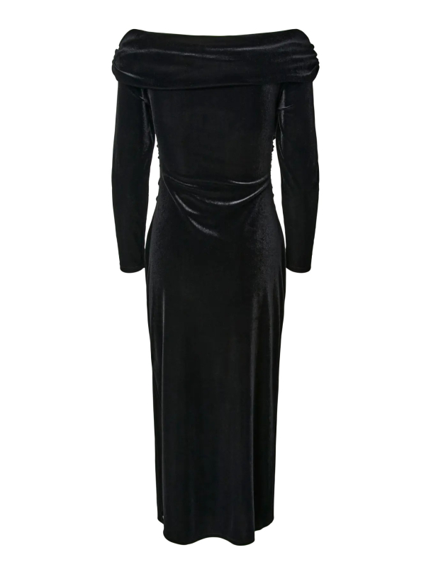 Tvima Off Shoulder Ankle Dress - Black - Image 3