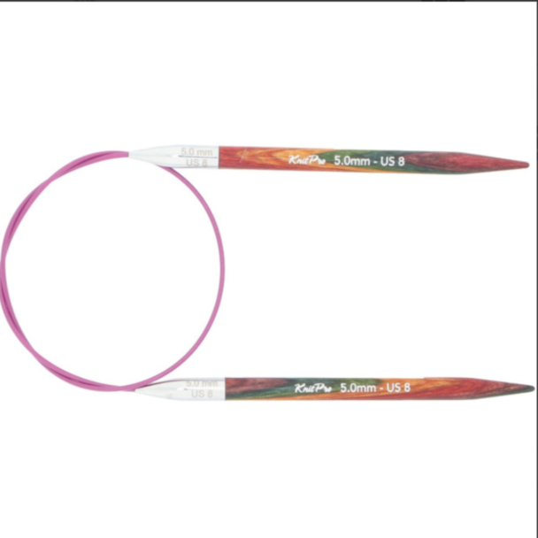 Symfonie 2, 40 cm, 5.0 mm - Rundpinner i bjørk