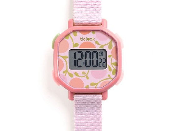 Digital klokke - Rosa