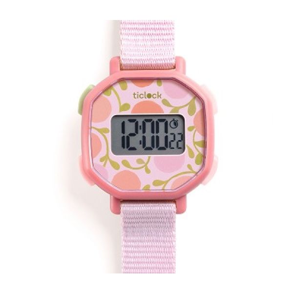 Digital klokke - Rosa