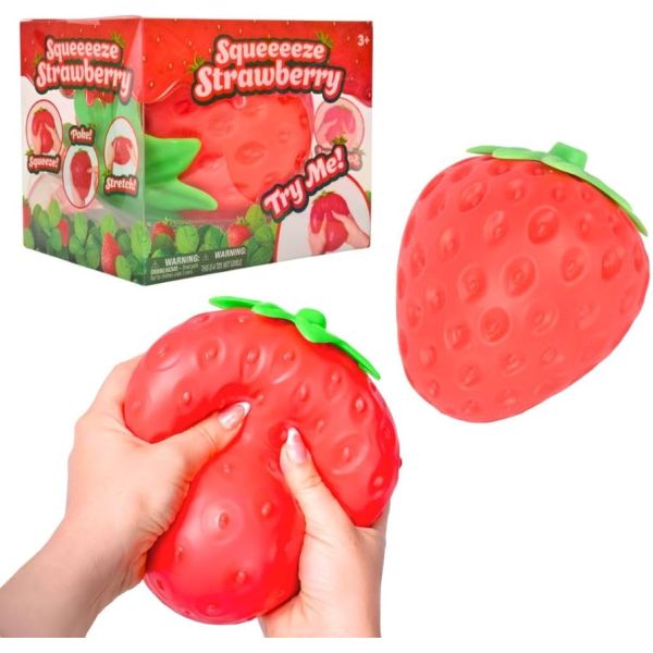 JUMBO STRAWBERRY XL SQUISHY