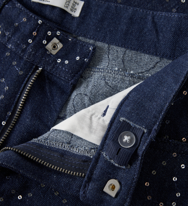 NKFRose wide sequins jeans - Image 4