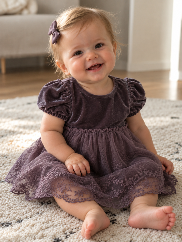NBFRicying kjole, baby - Image 1
